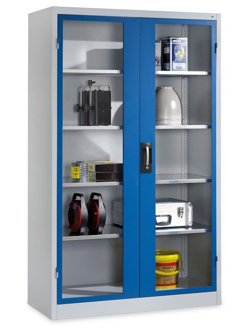 Bedrunka+Hirth Schwerlastschrank mit Flügeltüren 4 Fachböden 930 x 500 x 1950 mm Produktbild Bedrunka+Hirth Schwerlastschrank mit Flügeltüren 4 Fachböden 930 x 500 x 1950 mm