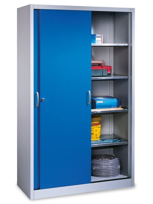 Bedrunka+Hirth Schwerlastschrank Stahlblech 4 verzinkte Fachböden 1200 x 500 x 1950 mm Produktbild Bedrunka+Hirth Schwerlastschrank Stahlblech 4 verzinkte Fachböden 1200 x 500 x 1950 mm