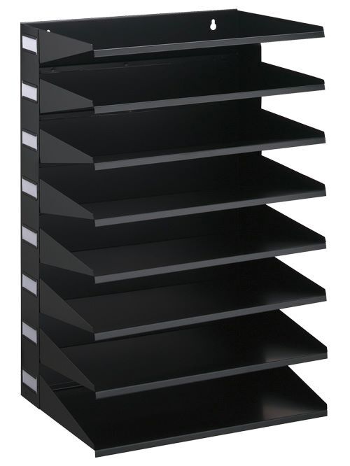 Produktbild Bedrunka+Hirth Sortierrack 8 Fächer grau 360 x 250 x 540 mm