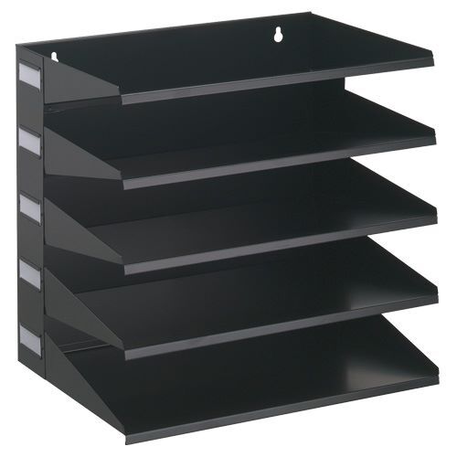 Produktbild Bedrunka+Hirth Sortierrack 5 Fächer schwarz 360 x 250 x 330 mm