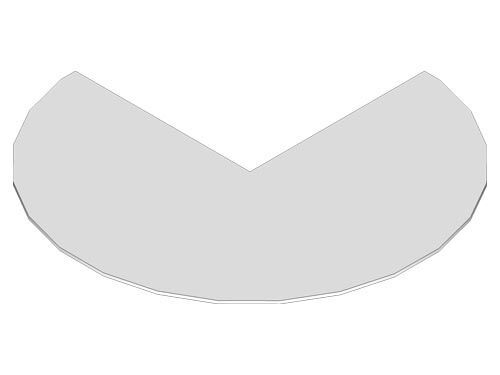 Produktbild Bedrunka+Hirth Stahlblech Tischplatte für Kubik Mobile Stahlblech weiß