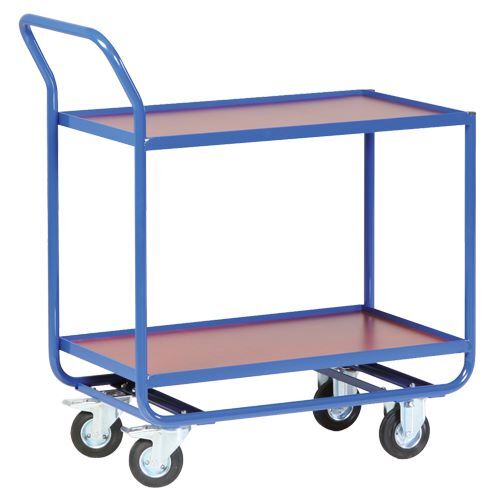 Bedrunka+Hirth Stahlrohrtischwagen mit 2 Ladeflächen Maße 500 x 961 x 1000 mm Produktbild Bedrunka+Hirth Stahlrohrtischwagen mit 2 Ladeflächen Maße 500 x 961 x 1000 mm