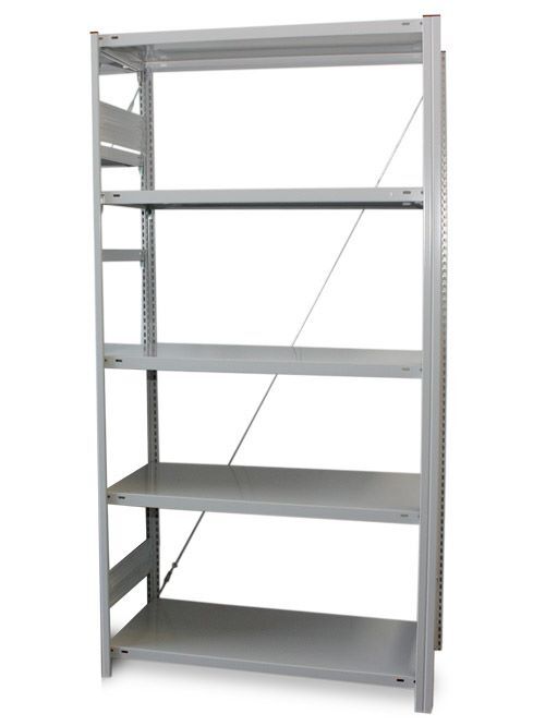 Bedrunka+Hirth Steckregalsystem Anbauregal 5 Fachböden 1000 x 500 mm Produktbild Bedrunka+Hirth Steckregalsystem Anbauregal 5 Fachböden 1000 x 500 mm
