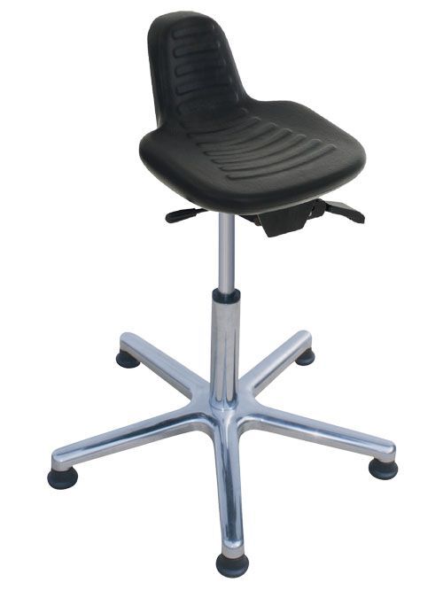 Bedrunka+Hirth Stehhilfe Aluminium-Fußkreuz ohne Fußring Höhe 550-800 mm mit Bodengleiter Produktbild Bedrunka+Hirth Stehhilfe Aluminium-Fußkreuz ohne Fußring Höhe 550-800 mm mit Bodengleiter