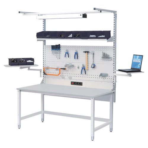 Bedrunka+Hirth Tisch workergo 4 Fuß mit den Maßen 1500 x 750 x 700 bis 1045 mm Produktbild Bedrunka+Hirth Tisch workergo 4 Fuß mit den Maßen 1500 x 750 x 700 bis 1045 mm