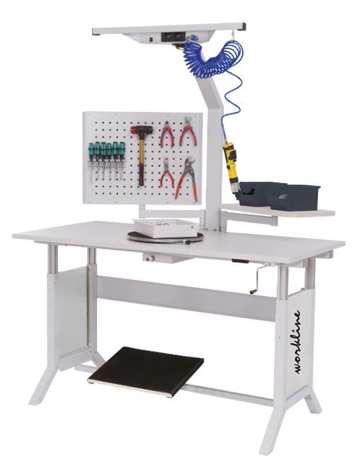 Bedrunka+Hirth Tisch workline mit Klemmfeststellung 1500 x 750 mm Last bis 200 kg Bedrunka+Hirth Tisch workline mit Klemmfeststellung 1500 x 750 mm Last bis 200 kg