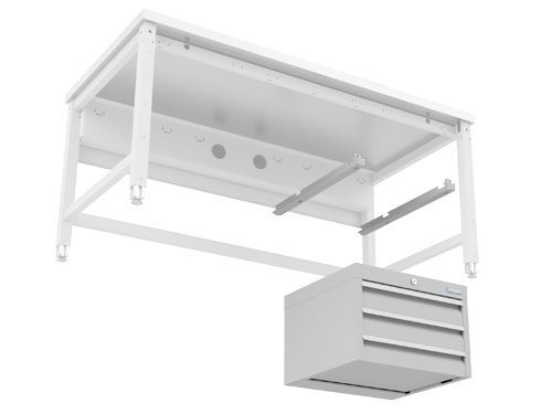 Produktbild Träger für Hängeschränke workergo, Tiefe 750  bild 2