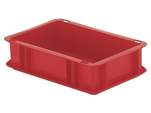 Bedrunka+Hirth Transport Stapelkästen rot BxTxH 300 x 200 x 75 mm Produktbild Bedrunka+Hirth Transport Stapelkästen rot BxTxH 300 x 200 x 75 mm