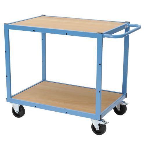 Bedrunka+Hirth Transportwagen mit Holzboden und 2 Ladeflächen 900 x 620 x 860 mm Produktbild Bedrunka+Hirth Transportwagen mit Holzboden und 2 Ladeflächen 900 x 620 x 860 mm