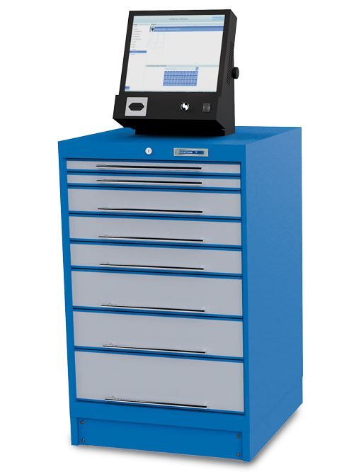 Bedrunka+Hirth TSS Grundmodul für Werkbank R 24-24 mit 8 Schubladen 700 x 725 x 1131 mm Produktbild Bedrunka+Hirth TSS Grundmodul für Werkbank R 24-24 mit 8 Schubladen 700 x 725 x 1131 mm