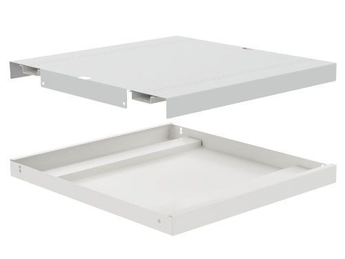 Produktbild Uni-Fachboden, geschlitzt für MRS; Bodenabdeckung Maße in mm (BxTxH): 651 x 731  bild 2