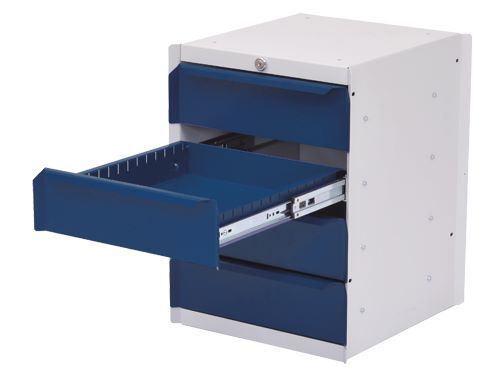 Produktbild Bedrunka+Hirth Unterhängeblock workline 4 Schubladen 365 x 400 x 500 mm