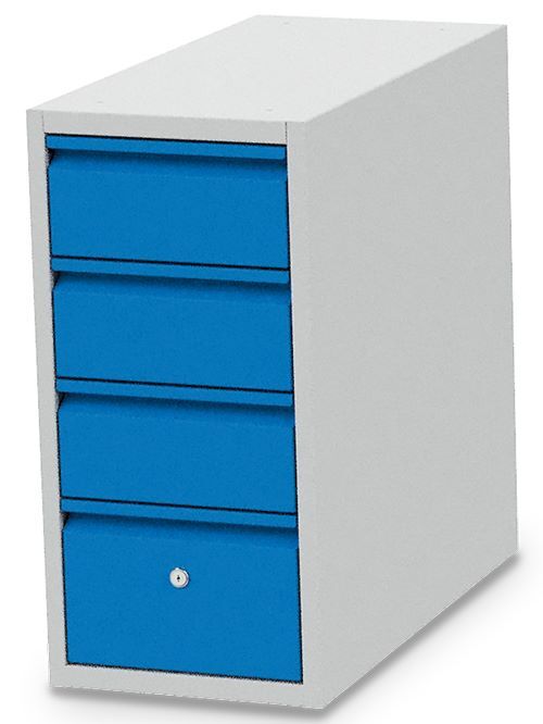 Bedrunka+Hirth Unterhängeschrank 4 Schubladen 300 x 600 x 600 mm Produktbild Bedrunka+Hirth Unterhängeschrank 4 Schubladen 300 x 600 x 600 mm