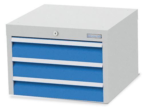 Bedrunka+Hirth Unterhängeschrank 3 Schubladen lichtgrau 380 x 500 x 362 mm Produktbild Bedrunka+Hirth Unterhängeschrank 3 Schubladen lichtgrau 380 x 500 x 362 mm