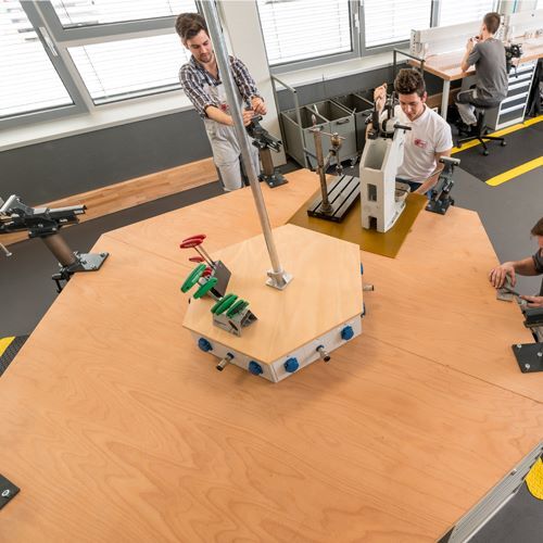 Produktbild Bedrunka+Hirth Werkbankplatte 6 Eck 2500 x 2165 x 40 mm