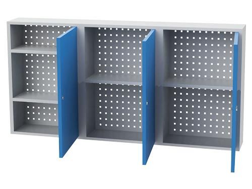 Bedrunka+Hirth Werkzeug Wandhängeschrank 3 Flügeltüren 1500 x 200 x 750 mm Produktbild Bedrunka+Hirth Werkzeug Wandhängeschrank 3 Flügeltüren 1500 x 200 x 750 mm