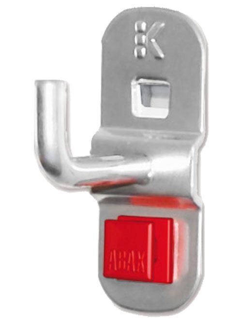 Produktbild Bedrunka+Hirth Werkzeughalter mit senkrechtem Hakenende 75 mm für Werkbankrückwand