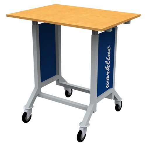 Bedrunka+Hirth workline Mobil stufenlos höhenverstellbar 1000 x 750 mm Produktbild Bedrunka+Hirth workline Mobil stufenlos höhenverstellbar 1000 x 750 mm