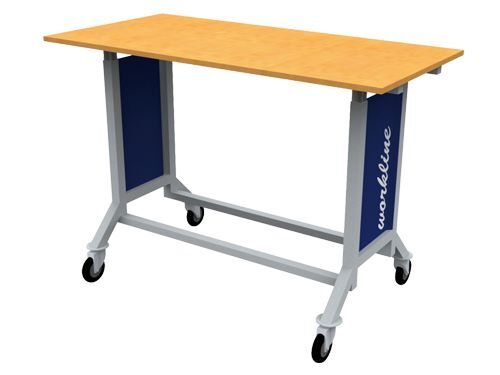 Bedrunka+Hirth workline Mobil mit Arbeitsplatte Maße 1500 x 750 mm Produktbild Bedrunka+Hirth workline Mobil mit Arbeitsplatte Maße 1500 x 750 mm