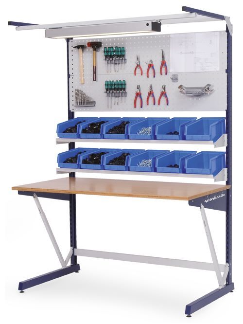 Bedrunka+Hirth workraster mit Mutliwand Aufbau mit 2 Lochwänden 1500 x 800 x 2070 mm Produktbild Bedrunka+Hirth workraster mit Mutliwand Aufbau mit 2 Lochwänden 1500 x 800 x 2070 mm