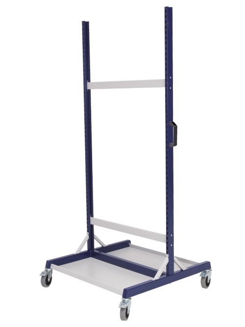 Bedrunka+Hirth Workrastermobil Grundgestell Doppelseitig mit Rollen 1000 x 960 x 2198 mm Produktbild Bedrunka+Hirth Workrastermobil Grundgestell Doppelseitig mit Rollen 1000 x 960 x 2198 mm