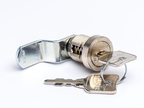 Produktbild Bedrunka+Hirth Zylinderschloss mit 2 Schlüssel 90 Grad für Einzelschublade