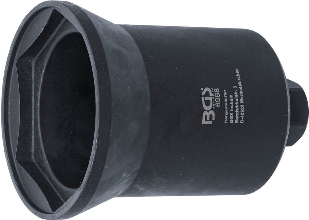 BGS Achsmuttern Schlüssel Sechskant für Mercedes-Benz Anhängerachse 95 mm Produktbild BGS Achsmuttern Schlüssel Sechskant für Mercedes-Benz Anhängerachse 95 mm