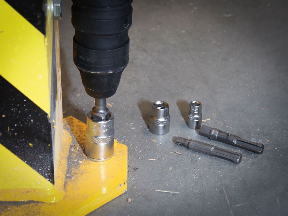 Produktbild Adapter Satz SDS vierkant 1/4 Zoll / 3/8 Zoll / 1/2 Zoll 3 teilig bild 2