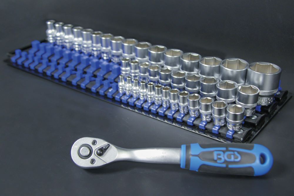 Produktbild Aufsteckschienen Set für Steckschlüssel-Einsätze mit 80 Clips bild 4