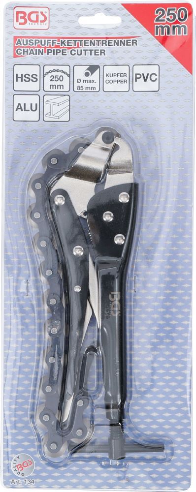 BGS Auspuff Kettentrenner mit HSS-Kette 250 mm BGS Auspuff Kettentrenner mit HSS-Kette 250 mm