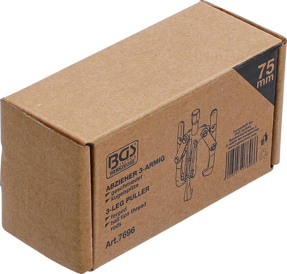 BGS Außen Innenabzieher 3-armig 20 - 100 mm BGS Außen Innenabzieher 3-armig 20 - 100 mm