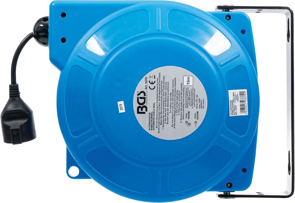 Produktbild Automatische Kabeltrommel 15 meter Schutzklasse 1 bild 2