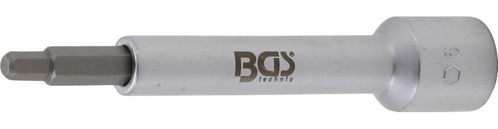 BGS Bit-Einsatz Antrieb Innenvierkant 12,5 mm 1/2 Zoll Innensechskant 6 mm Produktbild BGS Bit-Einsatz Antrieb Innenvierkant 12,5 mm 1/2 Zoll Innensechskant 6 mm