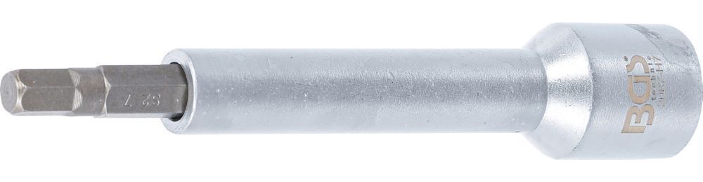BGS Bit-Einsatz Antrieb Innenvierkant 12,5 mm 1/2 Zoll Innensechskant 7 mm Produktbild BGS Bit-Einsatz Antrieb Innenvierkant 12,5 mm 1/2 Zoll Innensechskant 7 mm