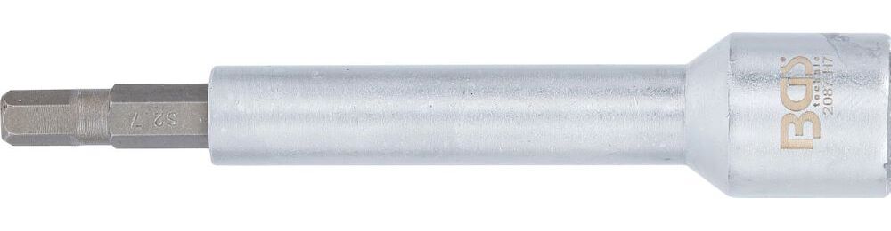 BGS Bit-Einsatz Antrieb Innenvierkant 12,5 mm 1/2 Zoll Innensechskant 7 mm Produktbild BGS Bit-Einsatz Antrieb Innenvierkant 12,5 mm 1/2 Zoll Innensechskant 7 mm bild 2