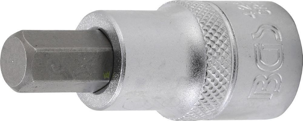 Produktbild BGS Bit Einsatz Innensechskant 10 mm Antrieb Innenvierkant 12,5 mm 1/2 Zoll