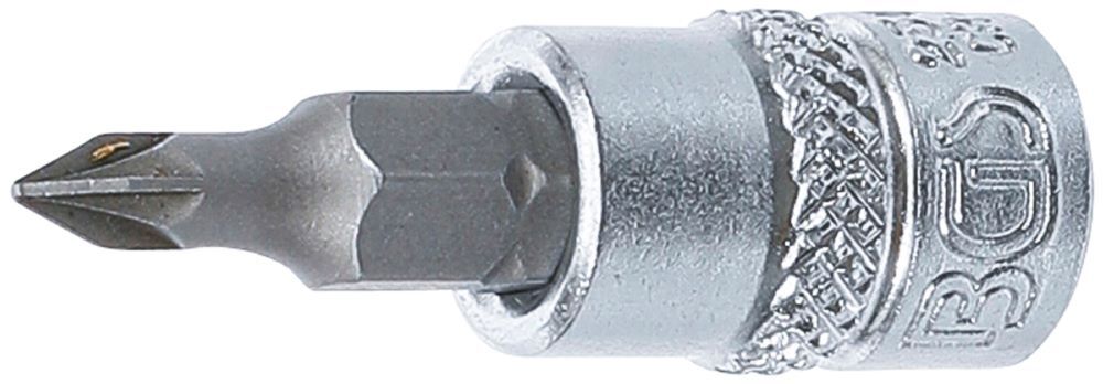 Produktbild BGS Bit Einsatz Kreuzschlitz PZ0 Antrieb Innenvierkant 6,3 mm 1/4 Zoll