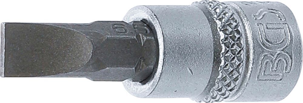 BGS Bit Einsatz Schlitz 6,5 mm Antrieb Innenvierkant 6,3 mm 1/4 Zoll Produktbild BGS Bit Einsatz Schlitz 6,5 mm Antrieb Innenvierkant 6,3 mm 1/4 Zoll