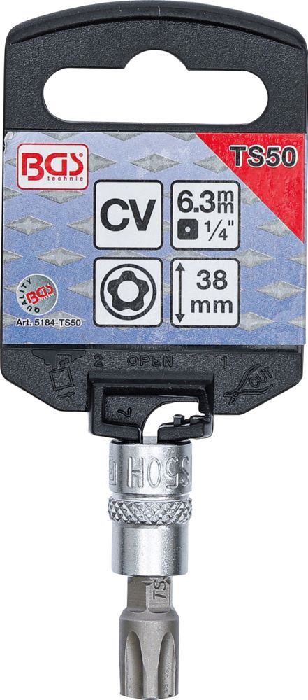 Produktbild Bit Einsatz TS Plus TS50 Antrieb Innenvierkant 6,3 mm 1/4 Zoll bild 2