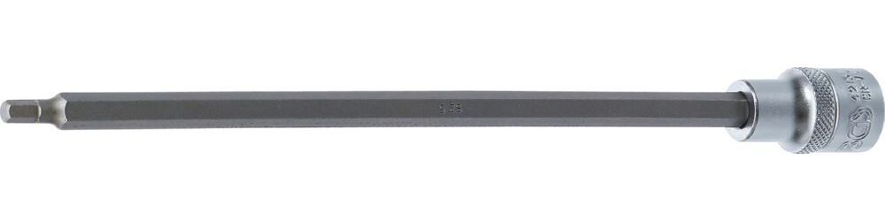 Produktbild BGS Bit Einsatz Innensechskant 5 mm Länge 240 mm Antrieb Innenvierkant 12,5 mm