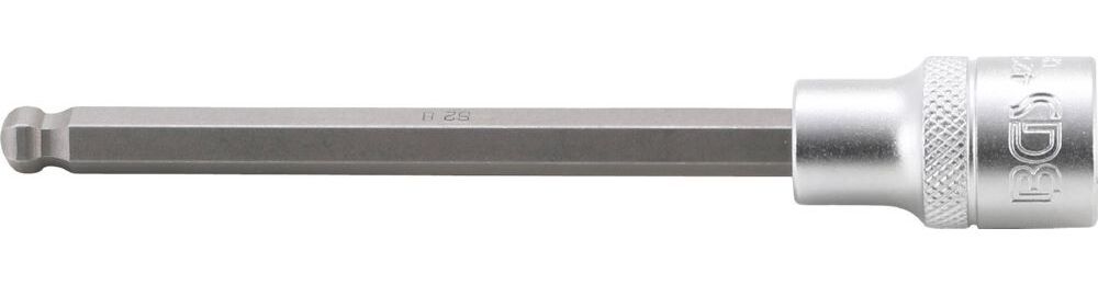 Produktbild BGS Bit Einsatz Innensechskant 8 mm Länge 140 mm Antrieb Innenvierkant 12,5 mm