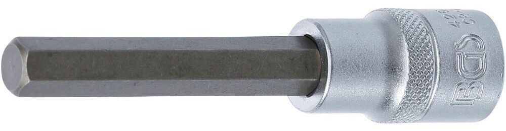 Produktbild BGS Bit Einsatz Innensechskant 10 Länge 100 mm Antrieb Innenvierkant 12,5 mm