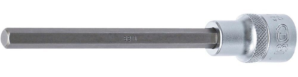 Produktbild BGS Bit Einsatz Innensechskant 8 mm Länge 140 mm Antrieb Innenvierkant 12,5 mm