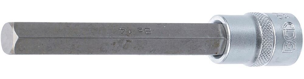 Produktbild BGS Bit Einsatz Innensechskant 14 mm Länge 140 mm Antrieb Innenvierkant 12,5 mm