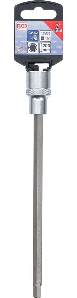 Produktbild Bit Einsatz Innensechskant 7 mm Länge 200 mm Antrieb Innenvierkant 12,5 mm bild 2