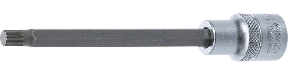 Produktbild BGS Bit Einsatz Innenvielzahn M8 Länge 140 mm Antrieb Innenvierkant 12,5 mm