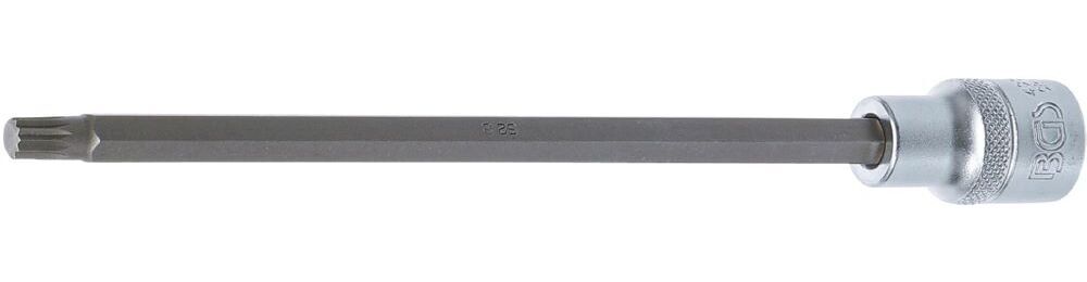 Produktbild BGS Bit Einsatz Innenvielzahn M8 Länge 200 mm Antrieb Innenvierkant 12,5 mm 1/2 Zoll