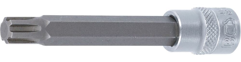 Produktbild BGS Bit Einsatz Länge 100 mm Keil-Profil M10 Antrieb Innenvierkant 10 mm 3/8 Zoll