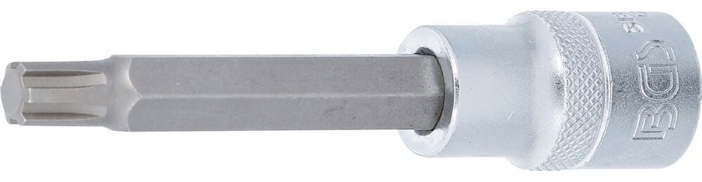 Produktbild BGS Bit Einsatz Keil Profil M9 Länge 100 mm Antrieb Innenvierkant 12,5 mm 1/2 Zoll