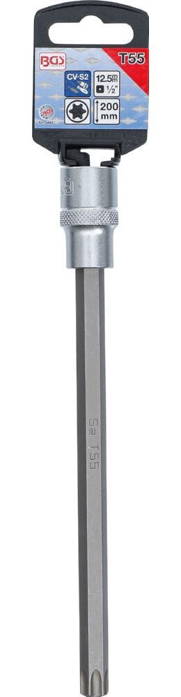 Produktbild Bit Einsatz T55 Länge 200 mm Antrieb Innenvierkant 12,5 mm 1/2 Zoll bild 2